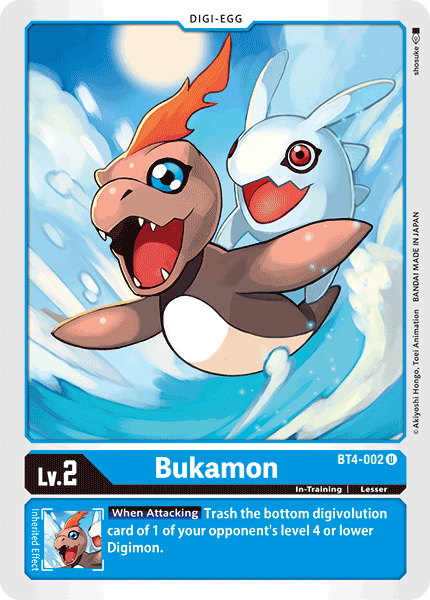 BT4-002 Bukamon Pre-Release Single