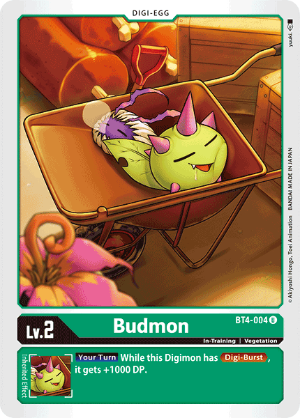 BT4-004 Budmon Pre-Release Single