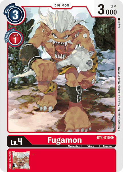 BT4-010 Fugamon Single