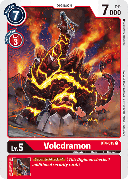 BT4-015 Volcdramon Single