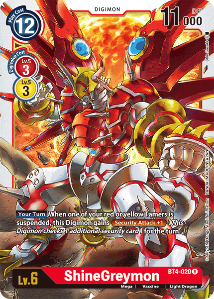 BT4-020 ShineGreymon Single