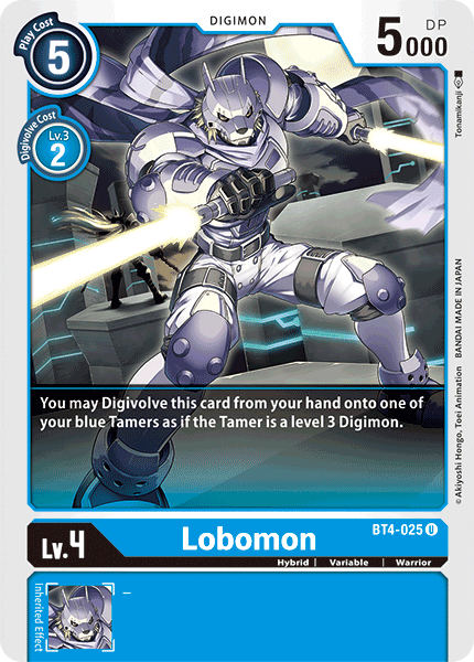 BT4-025 Lobomon Single