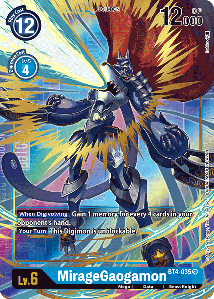 MirageGaogamon BT4-035 Alt Art