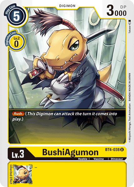 BT4-038 BushiAgumon Single