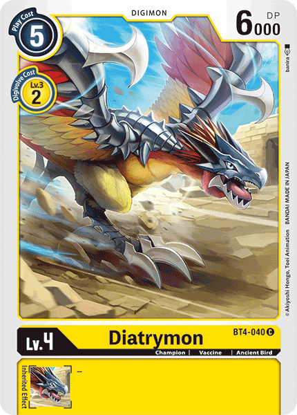 BT4-040 Diatrymon Single