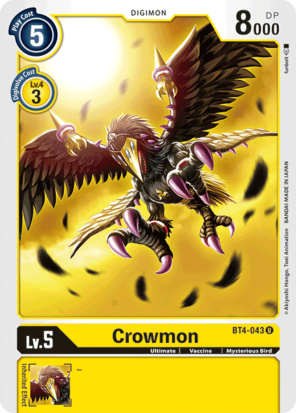 BT4-043 Crowmon Single