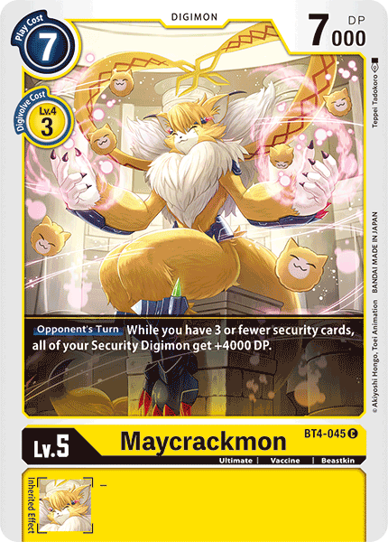 BT4-045 Maycrackmon Single