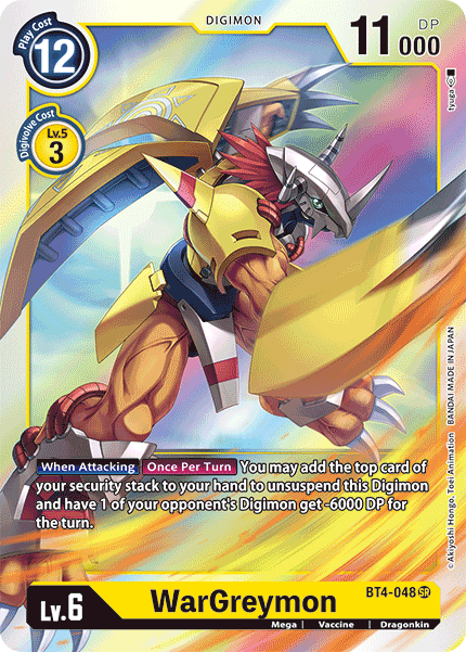 BT4-048 WarGreymon Single