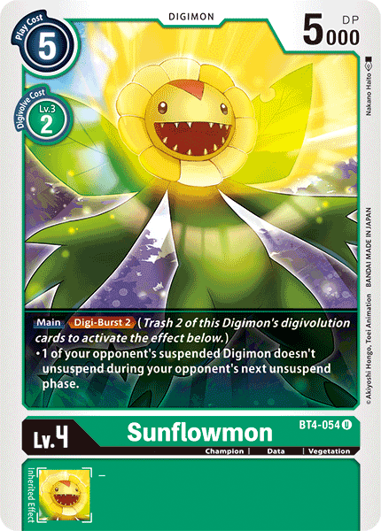 BT4-054 Sunflowmon Single