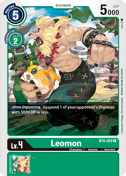 BT4-055 Leomon Single