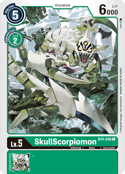 BT4-056 SkullScorpiomon Single