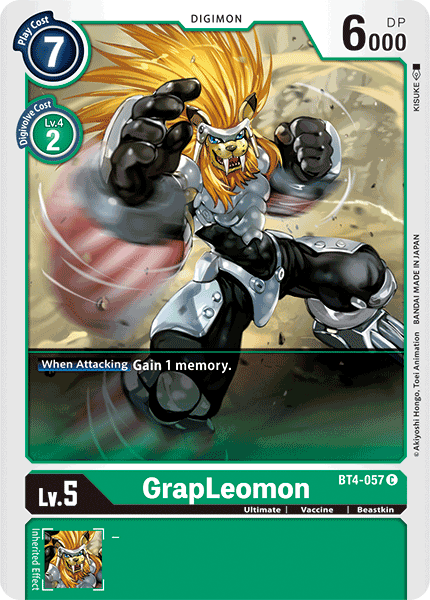 BT4-057 GrapLeomon Single