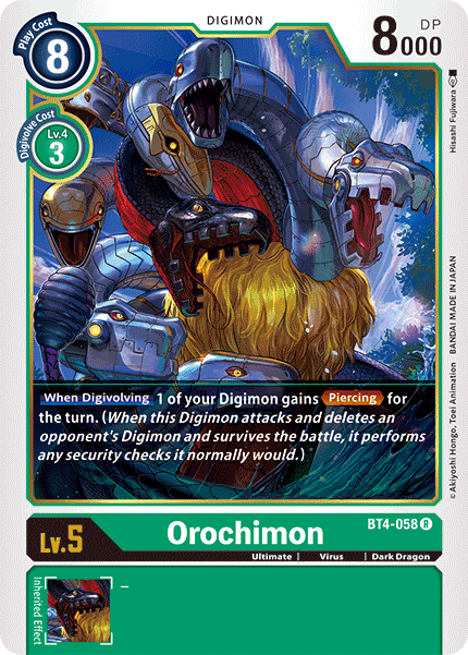 BT4-058 Orochimon Pre-Release Single