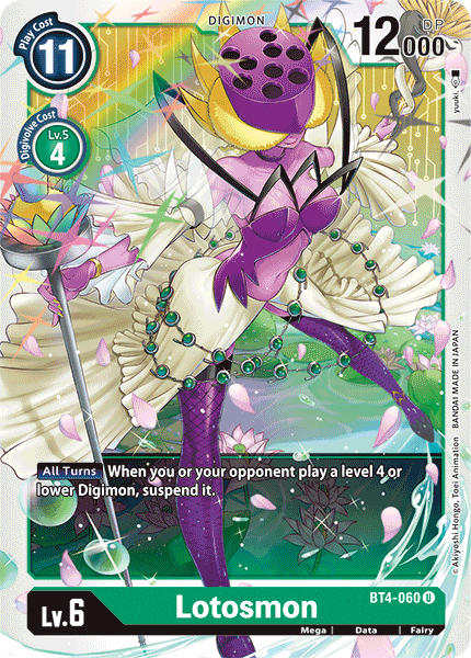 BT4-060 Lotosmon Pre-Release Single