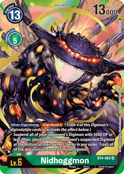 Nidhoggmon BT4-062 Alt Art