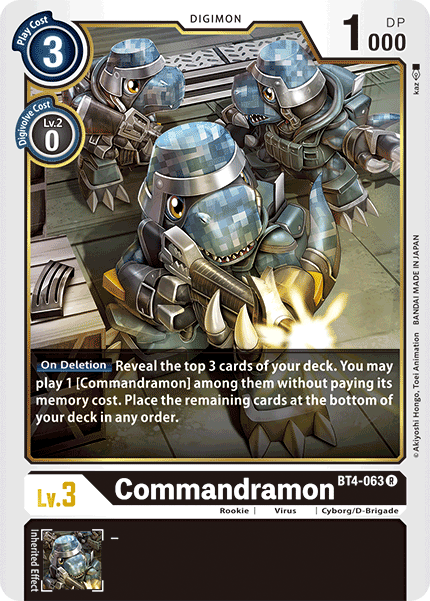 BT4-063 Commandramon Single