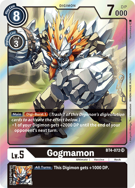 BT4-072 Gogmamon Single