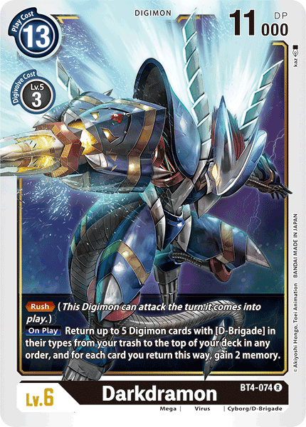 BT4-074 Darkdramon Single