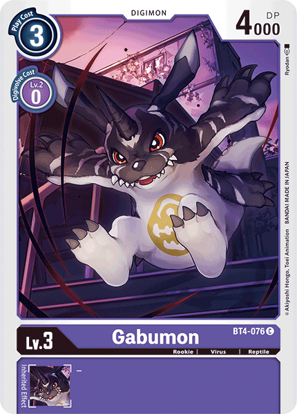 BT4-076 Gabumon Single