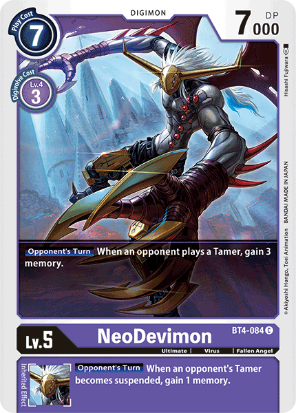 BT4-084 NeoDevimon Single