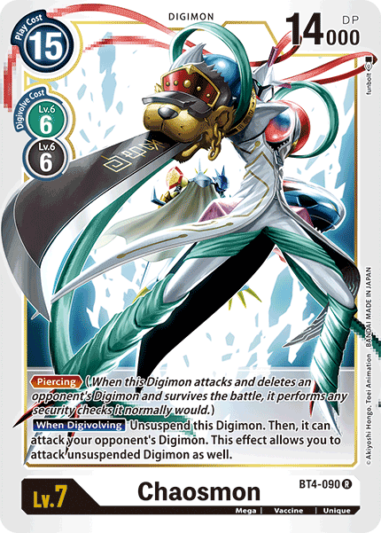 BT4-090 Chaosmon Pre-Release Single