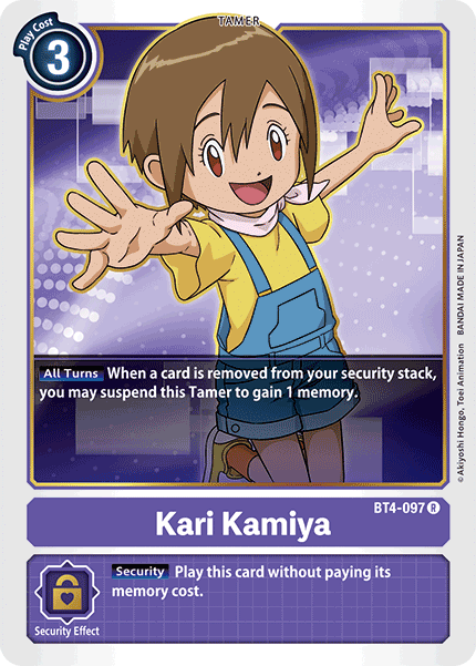 BT4-097 Kari Kamiya Pre-Release Single