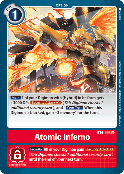 BT4-098 Atomic Inferno Single