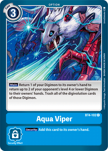 BT4-102 Aqua Viper Single