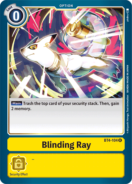 BT4-104 Blinding Ray Single