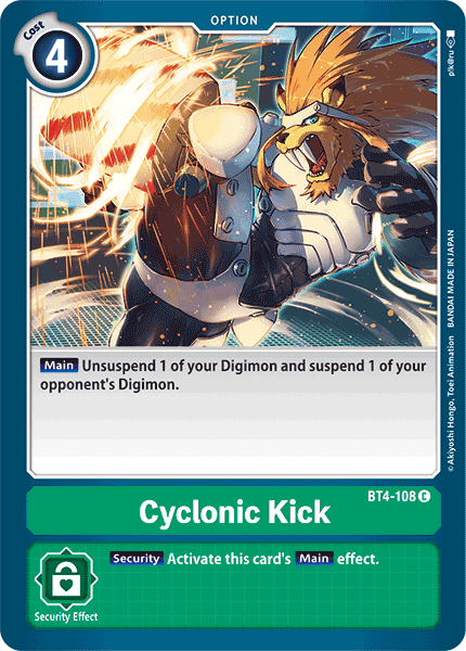 BT4-108 Cyclonic Kick Single