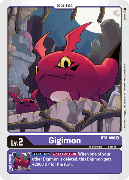 BT5-006 Gigimon Single