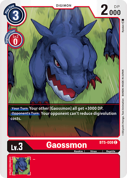 BT5-008 Gaossmon Single