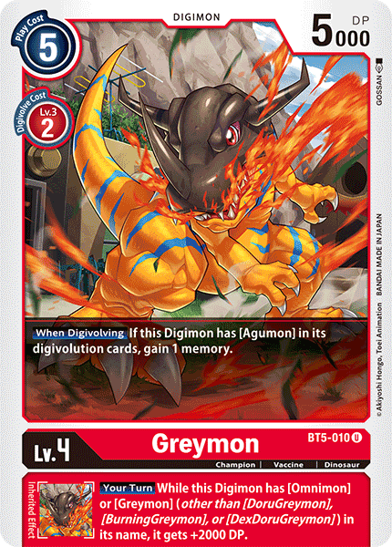 BT5-010 Greymon Single