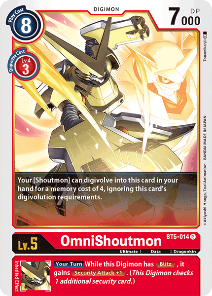 BT5-014 OmniShoutmon Single