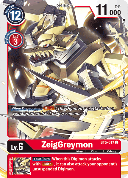 BT5-017 ZeigGreymon Single