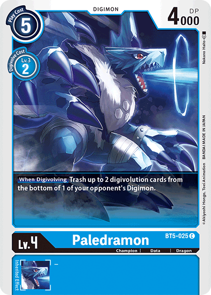 BT5-025 Paledramon Single