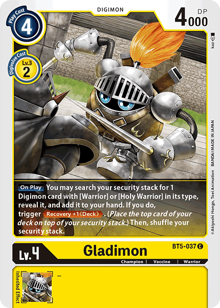 BT5-037 Gladimon Single