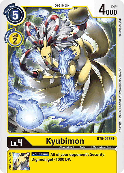 BT5-038 Kyubimon Single