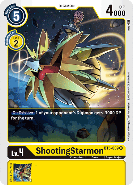 BT5-039 ShootingStarmon Single