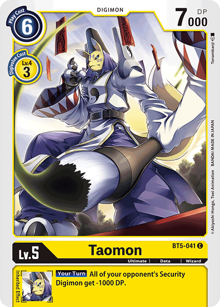 BT5-041 Taomon Single