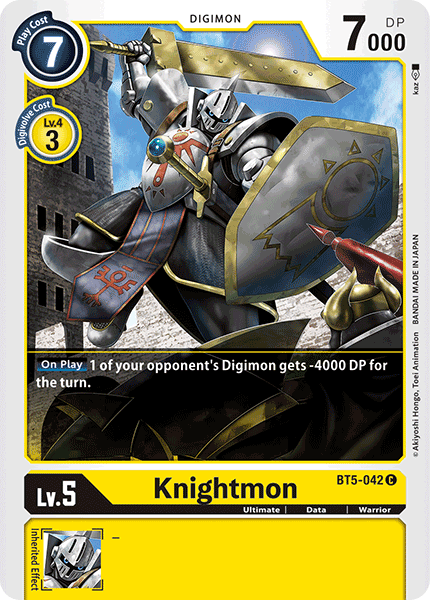 BT5-042 Knightmon Single