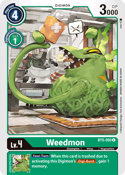 BT5-050 Weedmon Single