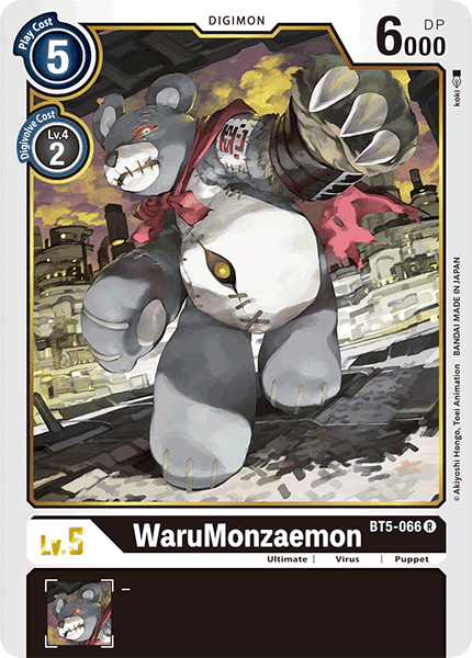 BT5-066 WaruMonzaemon Single