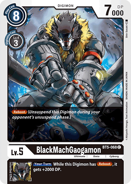 BT5-068 BlackMachGaogamon Single