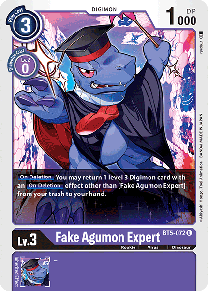 BT5-072 Fake Agumon Expert Single