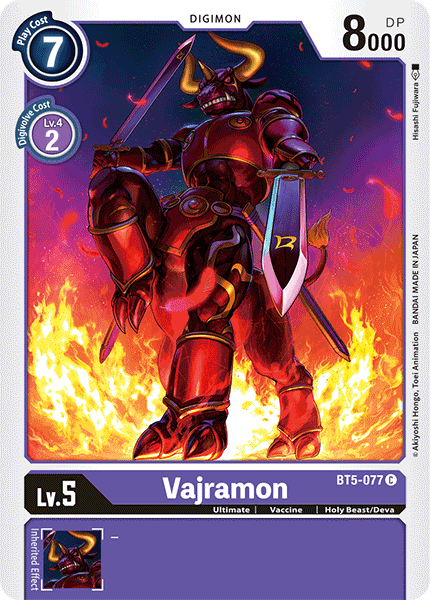 BT5-077 Vajramon Single