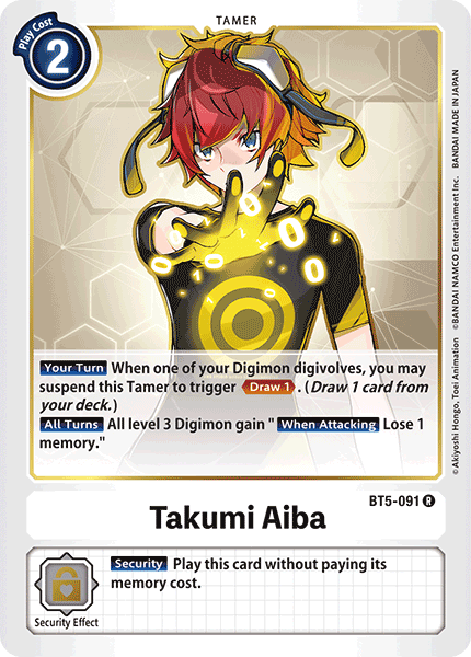 BT5-091 Takumi Aiba Single