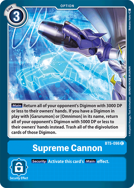 BT5-096 Supreme Cannon Single