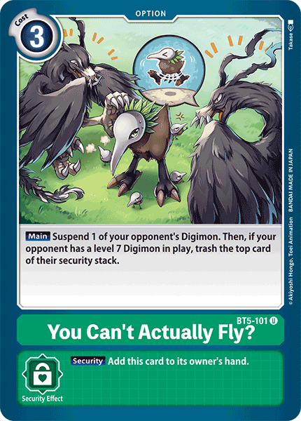 BT5-101 You Can't Actually Fly? Single