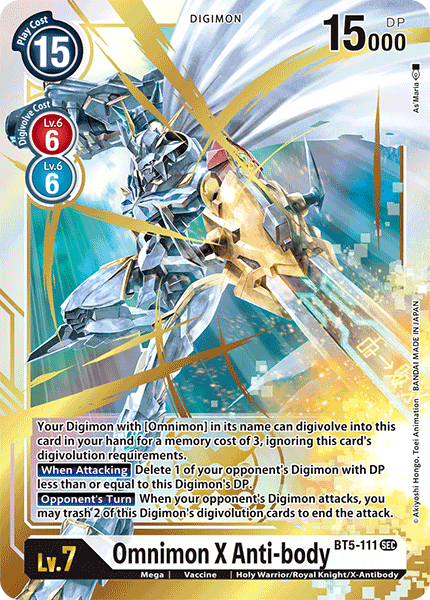 BT5-111 Omnimon X Anti-body Single